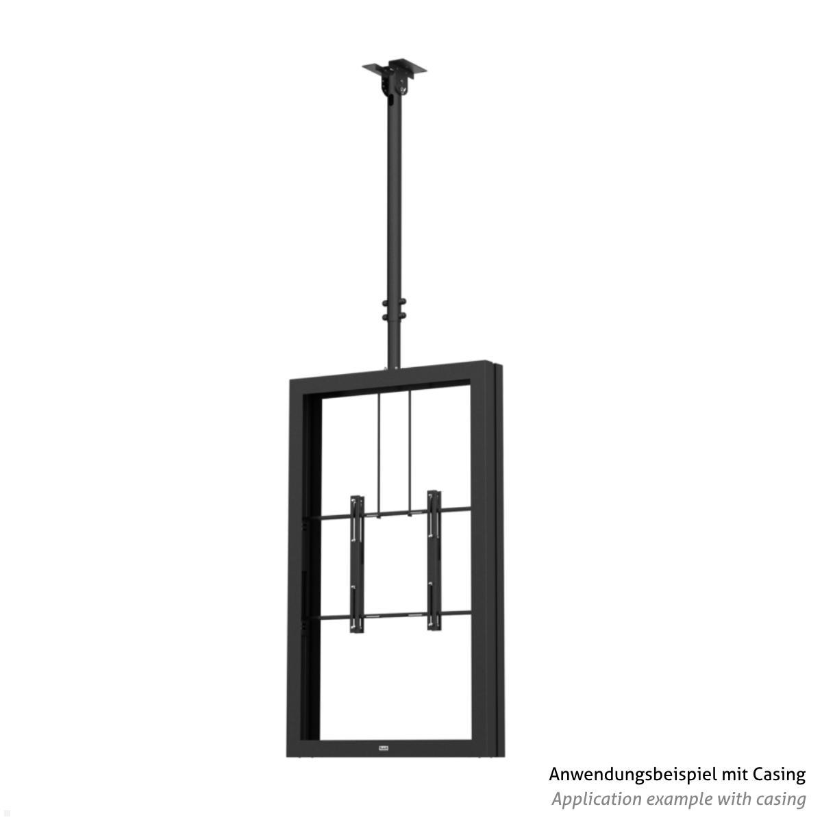 SMS Func Ceiling TM Monitor Deckenhalterung für Casing, schwarz (02-118-1) Anwendung mit CASING Box