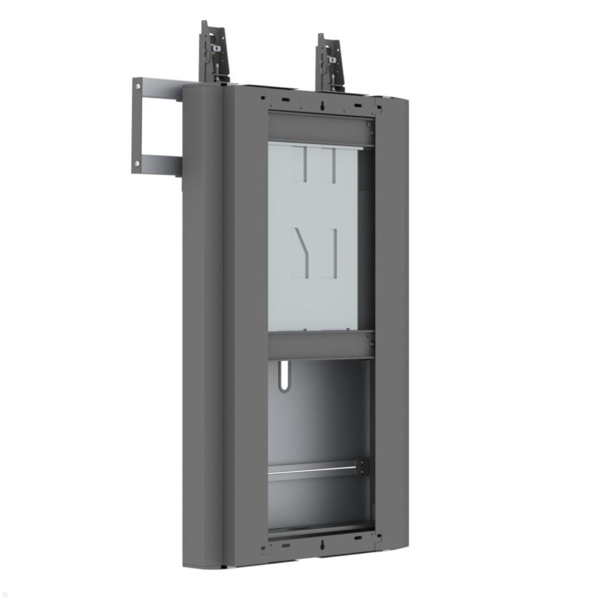 SMS Presence Speed Wall Monitor Wandhalter, manuell höhenverstellbar (K580-001-6) mit integrierter Box für Mediaplayer