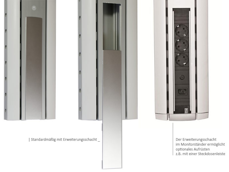 SMS Monitorständer PD031002C-P0 optional integrierte Stromversorgung