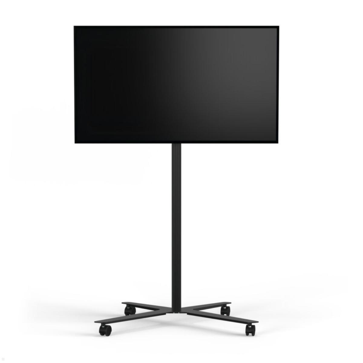 SMS Icon FM MT 1200 mobiler Monitorständer bis 50 Zoll, schwarz (K12-004-1) mit Display